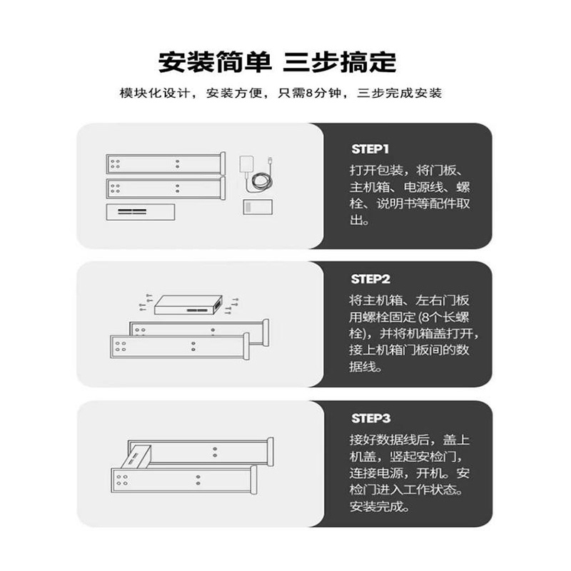 單光熱成像測溫安檢門807JT
